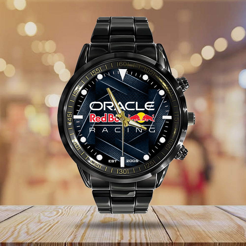 Red Bull Racing x Max Verstappen Black Stainless Steel Watch - TANTN20094