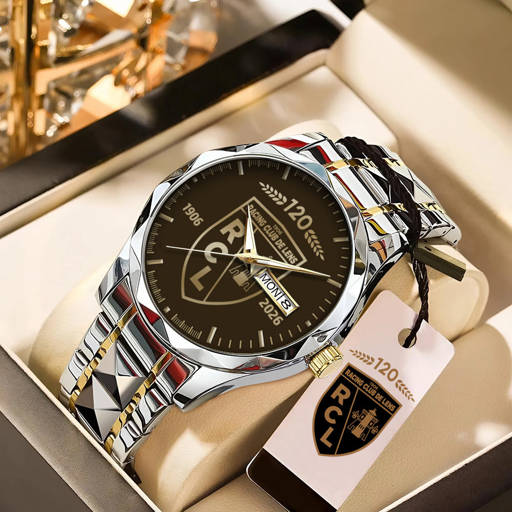 RC Lens 120th Anniversary Alloy Luxury Quartz Watch - TANTN19305