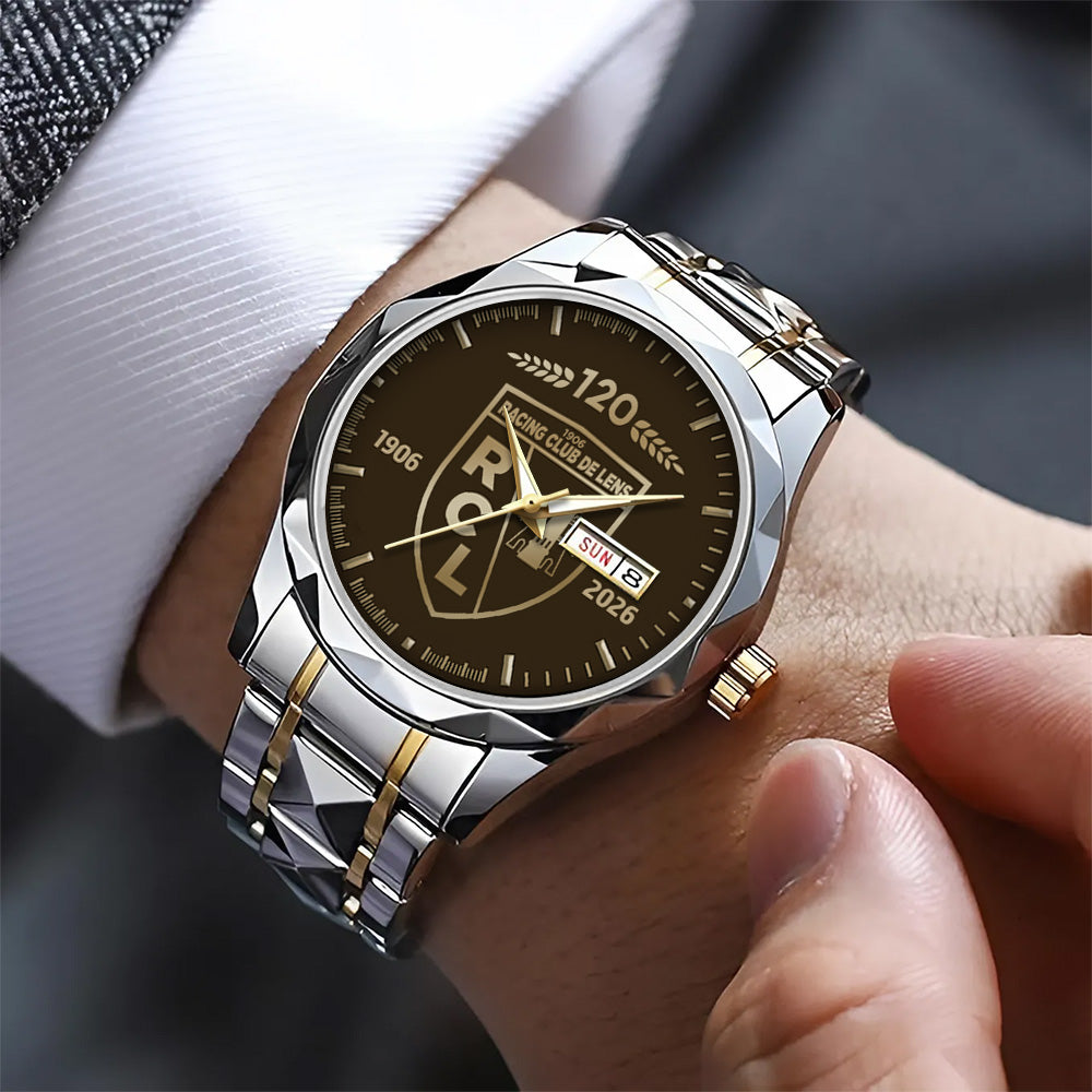 RC Lens 120th Anniversary Alloy Luxury Quartz Watch - TANTN19305