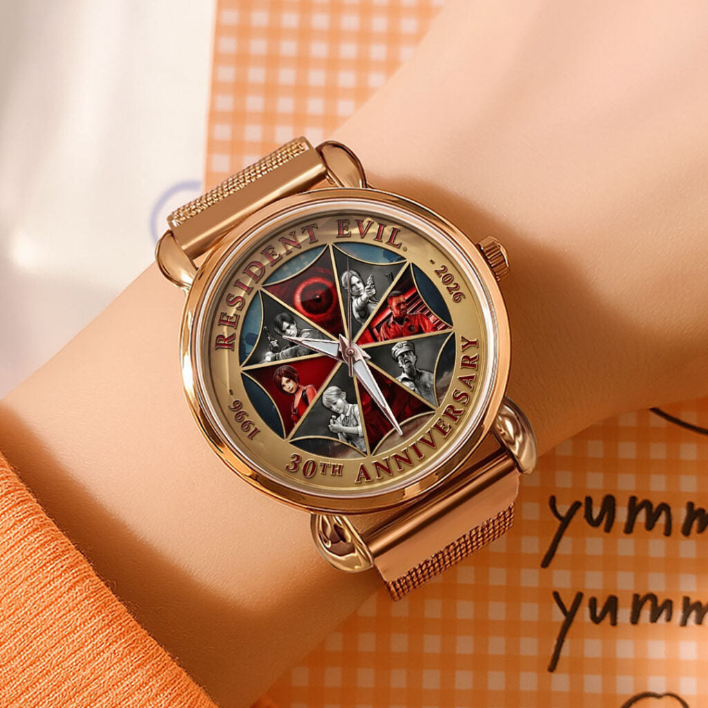 Resident Evil 30th Anniversary Mesh Strap Quartz Watch - TMTHU4418