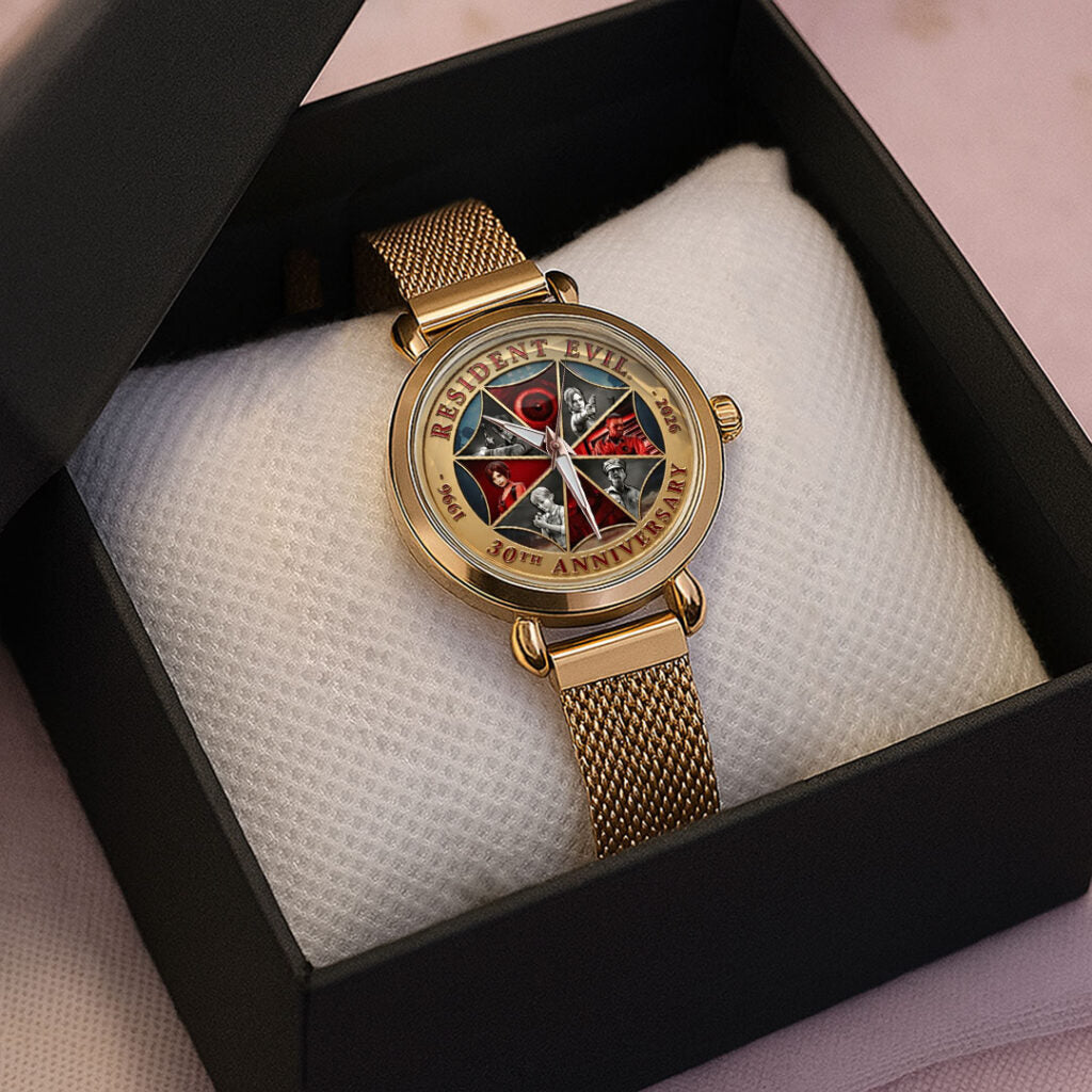 Resident Evil 30th Anniversary Mesh Strap Quartz Watch - TMTHU4418