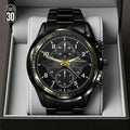 Resident Evil Requiem x Leon Scott Kennedy Black Stainless Steel Watch - GNE5317