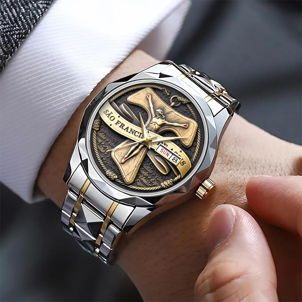 São Francisco de Assis Alloy Luxury Quartz Watch - TANTN 15193