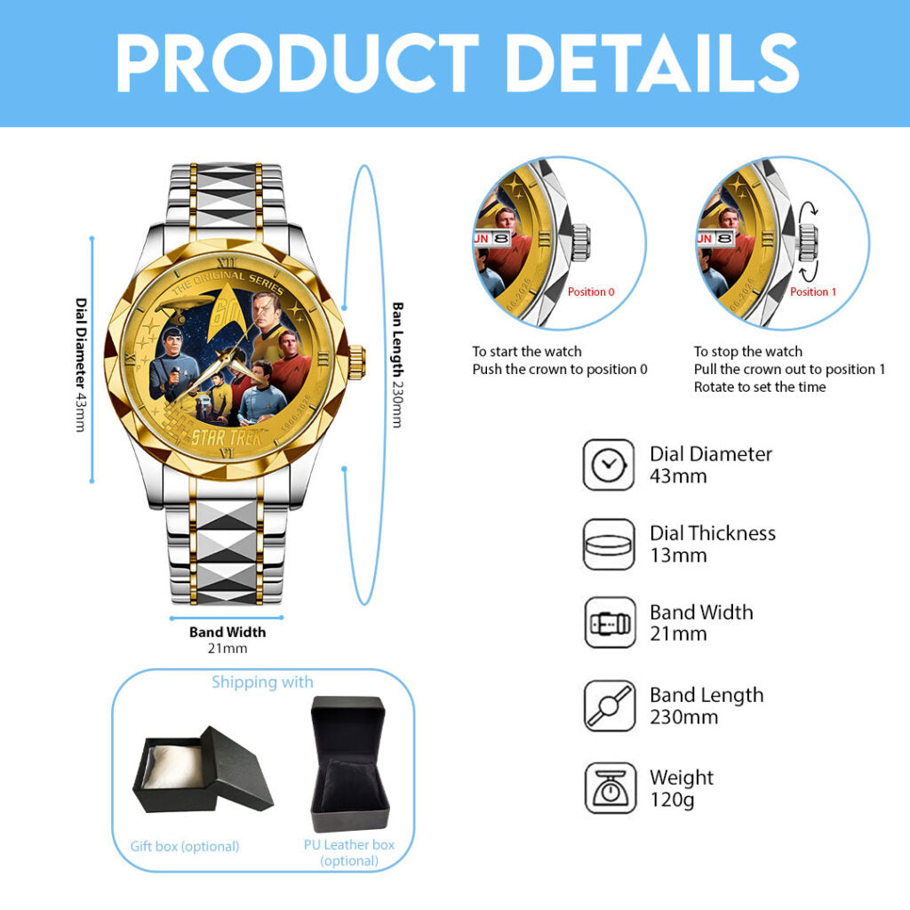 Star Trek Alloy Luxury Quartz Watch - TMTHU 083