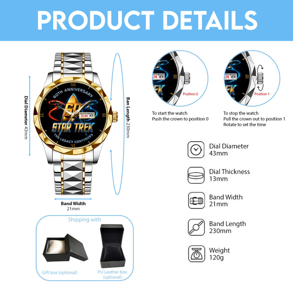Star Trek Alloy Luxury Quartz Watch - TMTHU 265