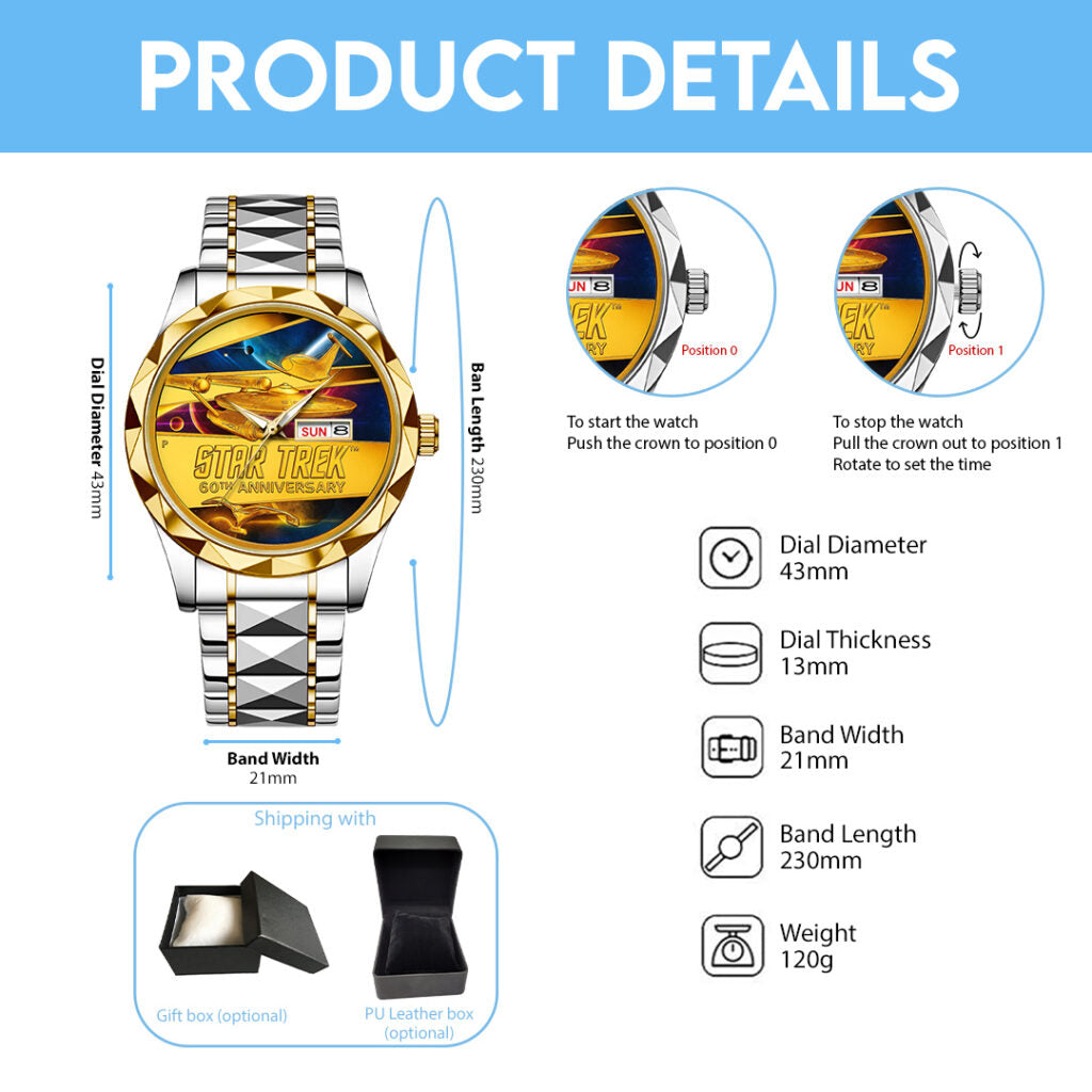 Star Trek Alloy Luxury Quartz Watch - TMTHU450