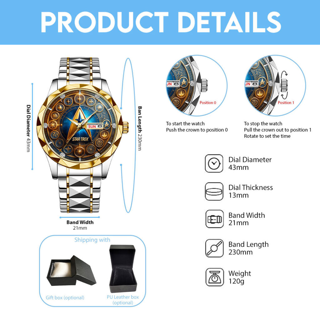 Star Trek Alloy Luxury Quartz Watch - TMTHU614