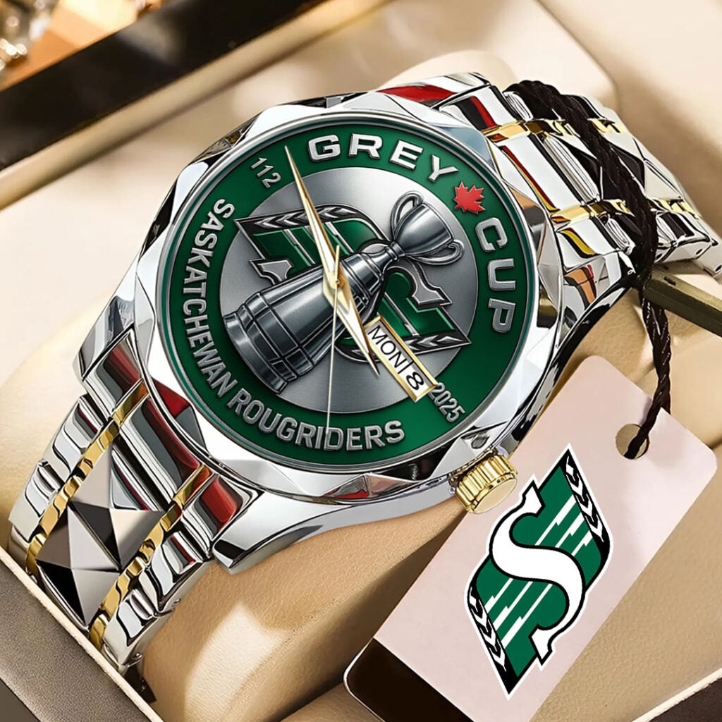 Saskatchewan Roughriders Alloy Luxury Quartz Watch - TMTHU2298