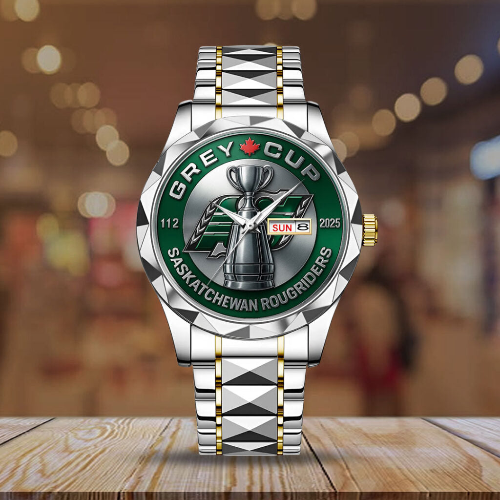 Saskatchewan Roughriders Alloy Luxury Quartz Watch - TMTHU2298