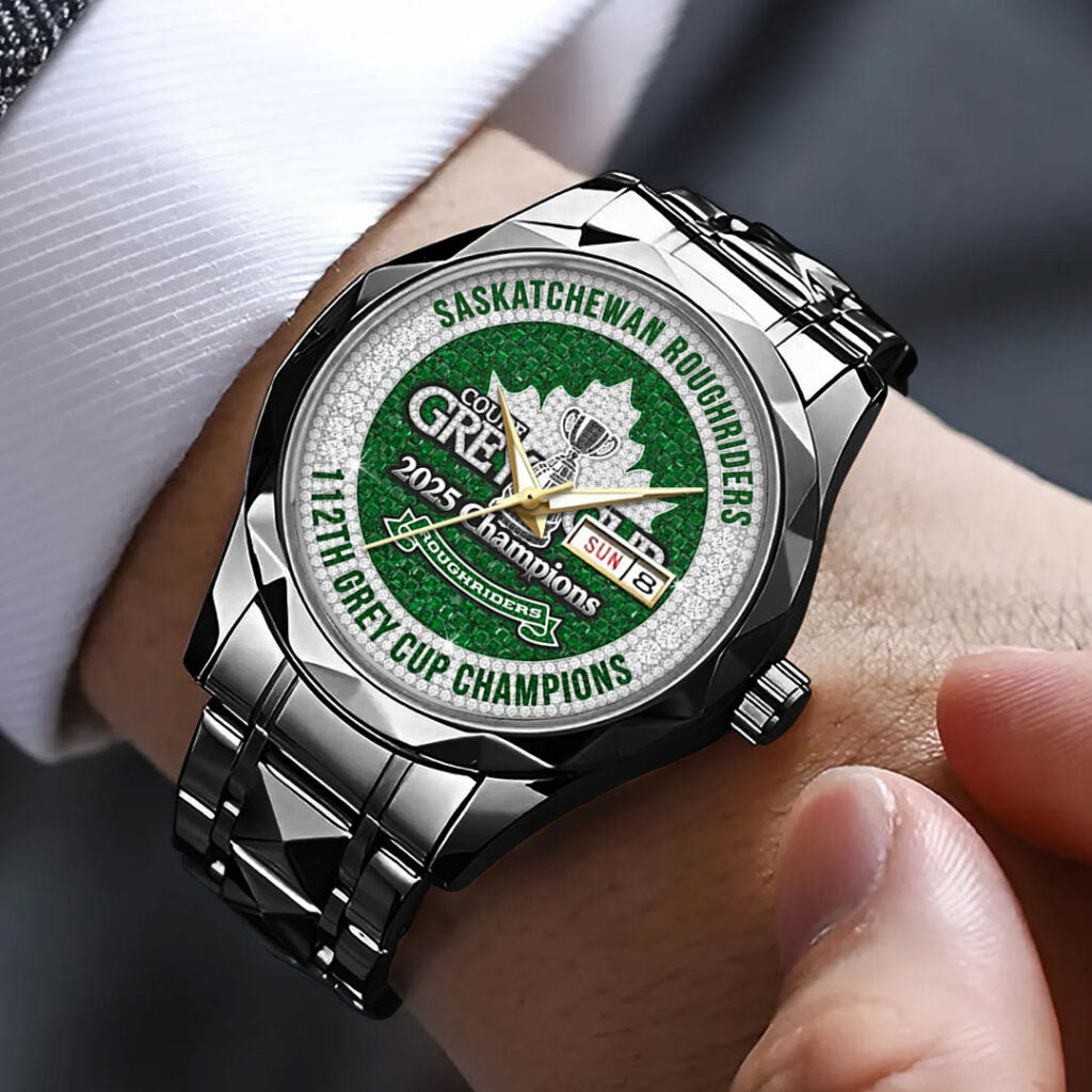Saskatchewan Roughriders Alloy Luxury Quartz Watch - TMTHU2350