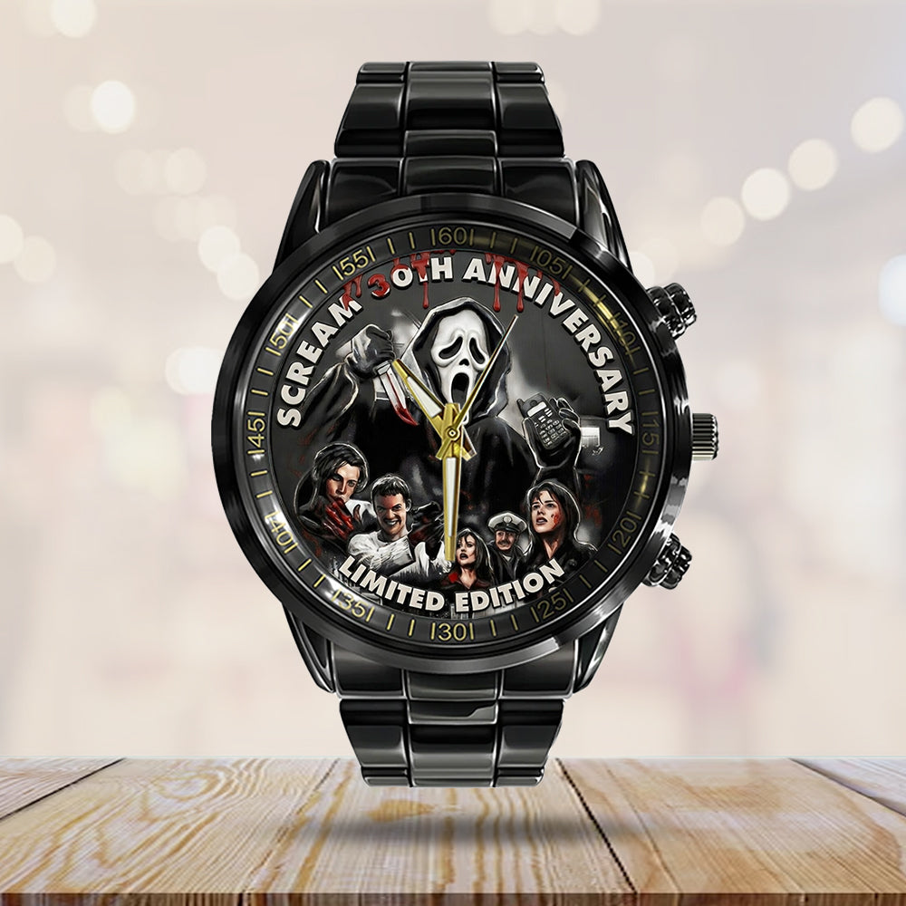Scream 30th Anniversary Black Stainless Steel Watch - TMTHU4144
