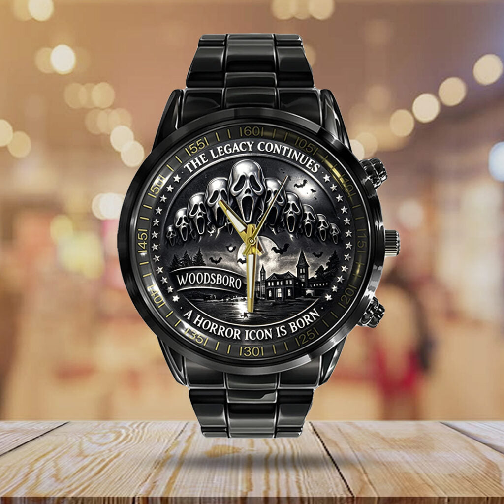 Scream Black Stainless Steel Watch - TANTN21311