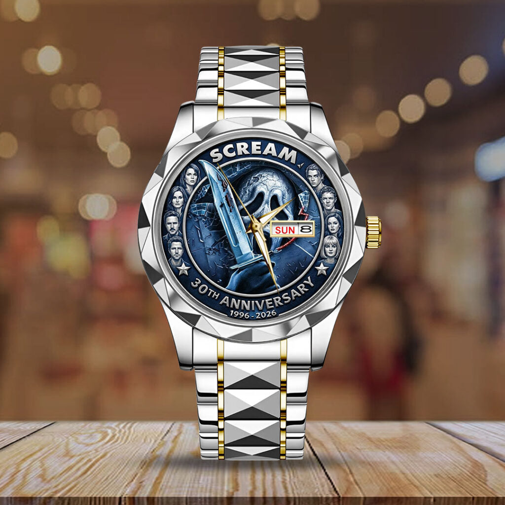 Scream 30th Anniversary Alloy Luxury Quartz Watch - TMTHU3812