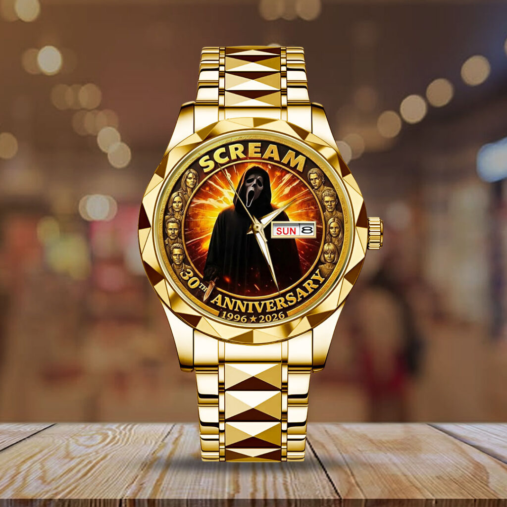 Scream 30th Anniversary Alloy Luxury Quartz Watch - TMTHU3963