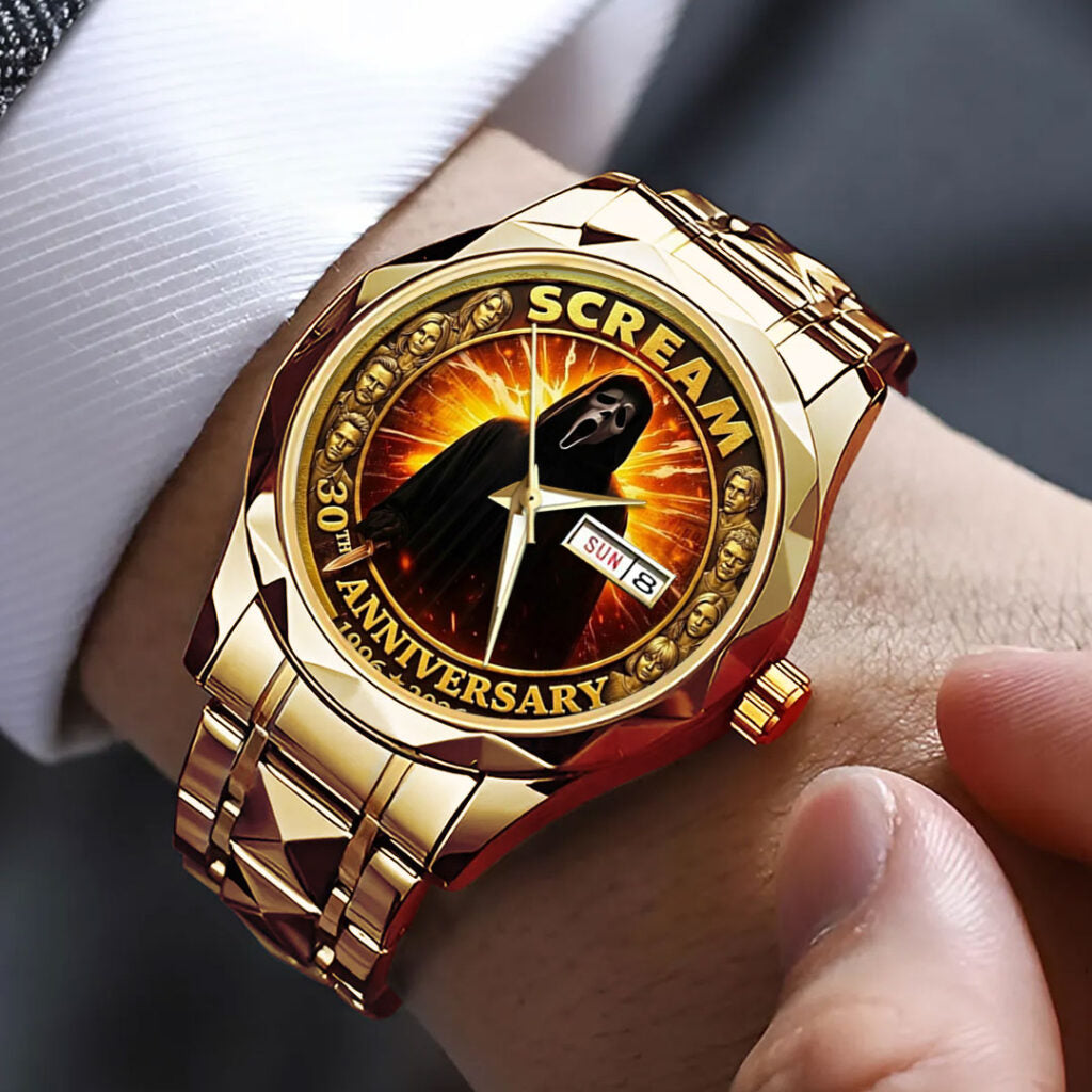 Scream 30th Anniversary Alloy Luxury Quartz Watch - TMTHU3963