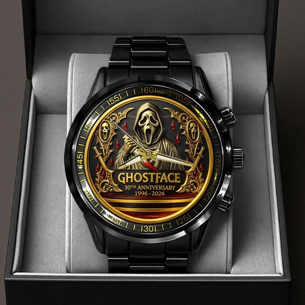 Scream 30th Anniversary Black Stainless Steel Watch - HOATT16100