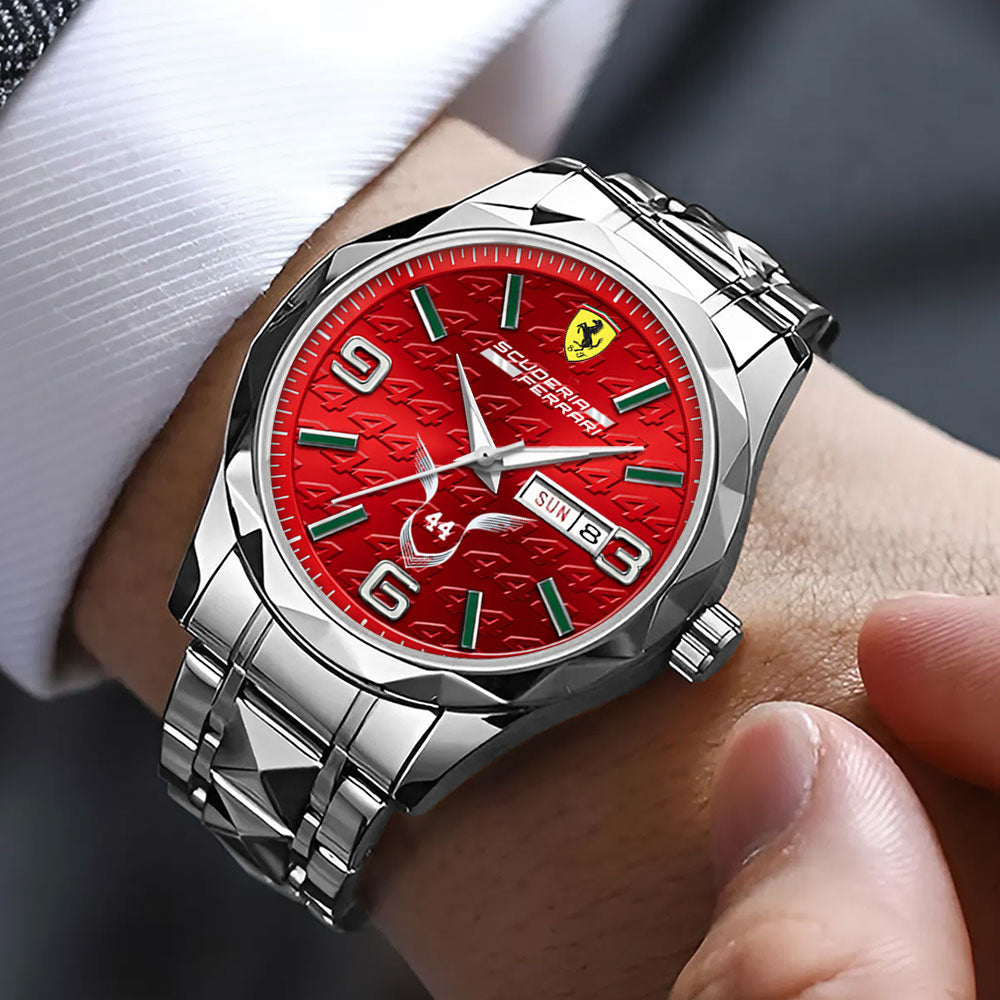 Scuderia Ferrari x Lewis Hamilton Alloy Luxury Quartz Watch - TMTHU4401
