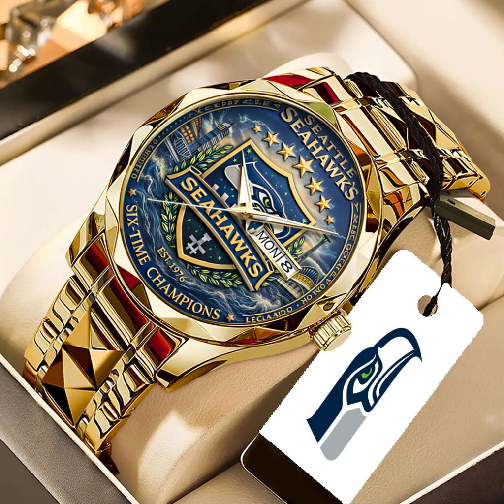 Seattle Seahawks Super Bowl LX 2025 Alloy Luxury Quartz Watch - TANTN20831