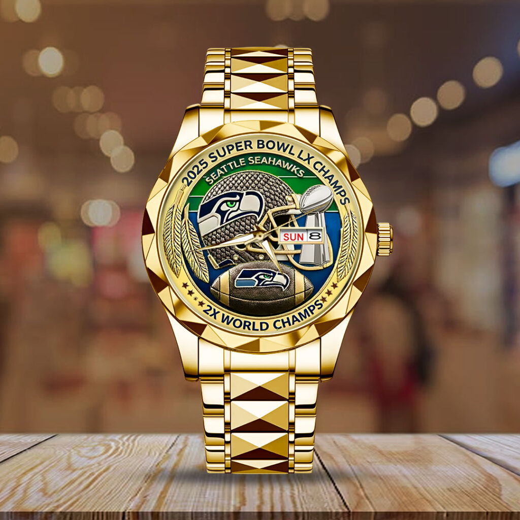 Seattle Seahawks Alloy Luxury Quartz Watch - TMTHU3951