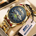 Seattle Seahawks 50th Anniversary Alloy Luxury Quartz Watch - TMTHU3545
