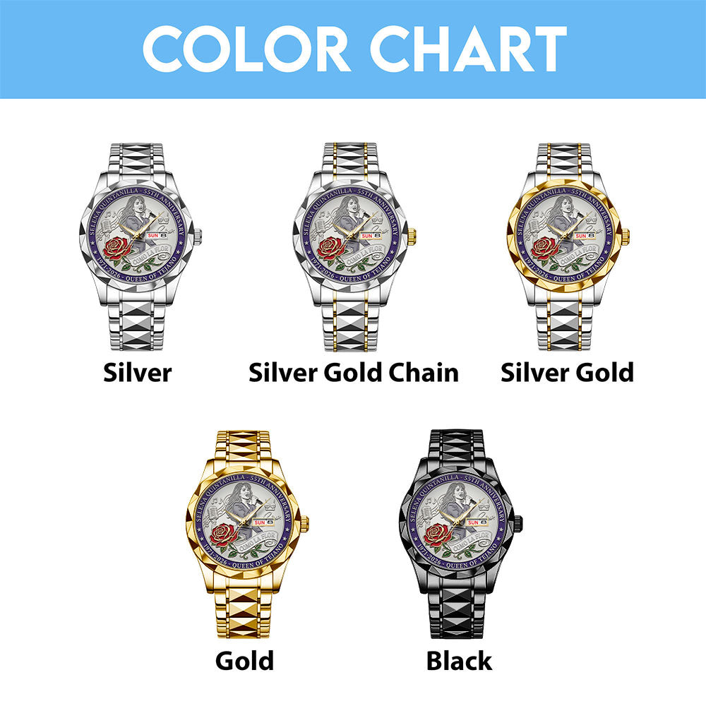 Selena 55th Anniversary 2026 Alloy Luxury Quartz Watch - TANTN20646