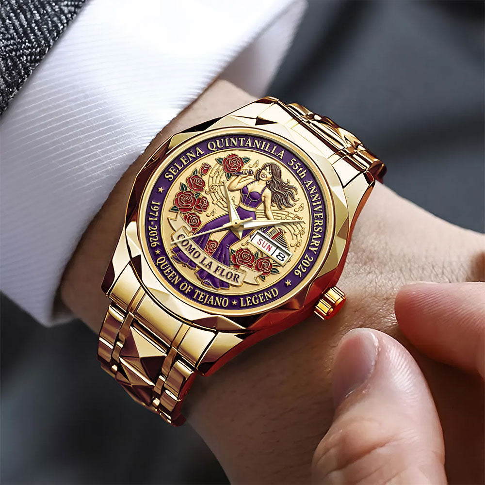 Selena 55th Anniversary Alloy Luxury Quartz Watch - MAITM14626