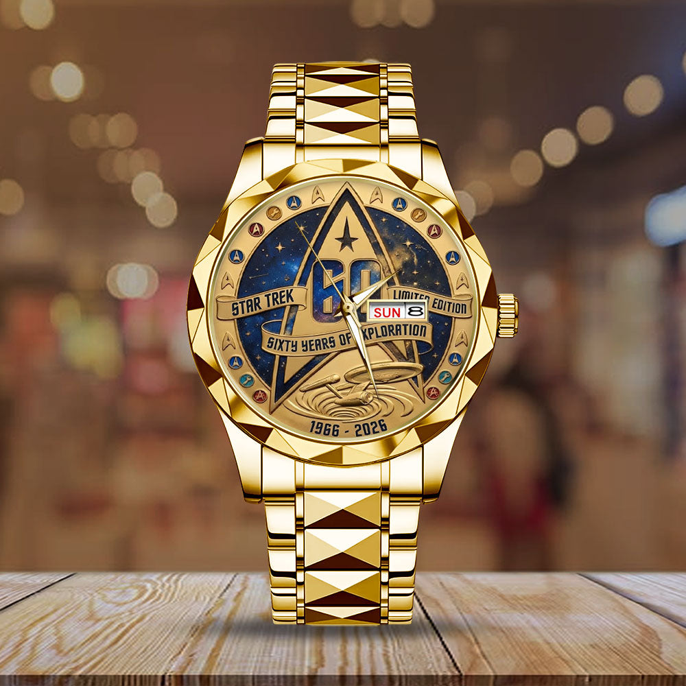 Star Trek 60th Anniversary 2026 Alloy Luxury Quartz Watch - TMTHU5649