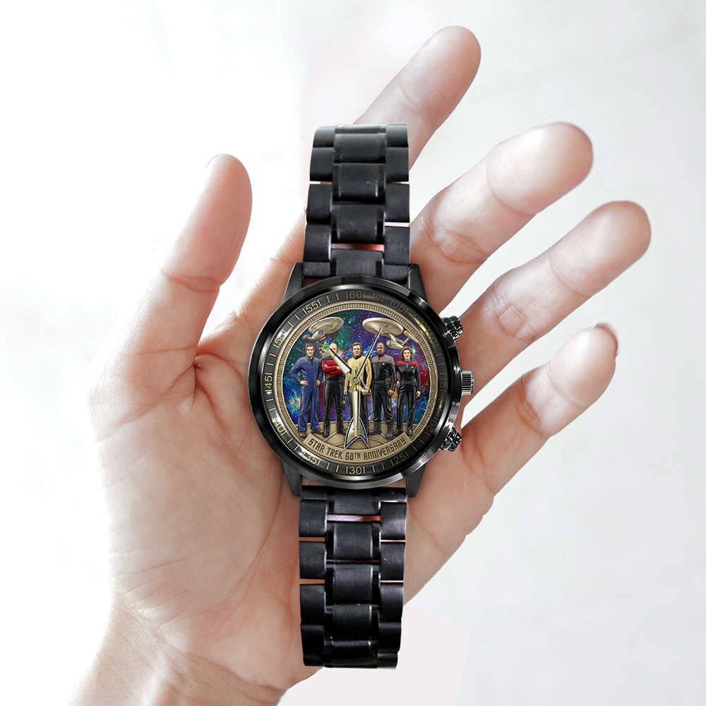 Star Trek 60th Anniversary 2026 Black Stainless Steel Watch - TMTHU5017