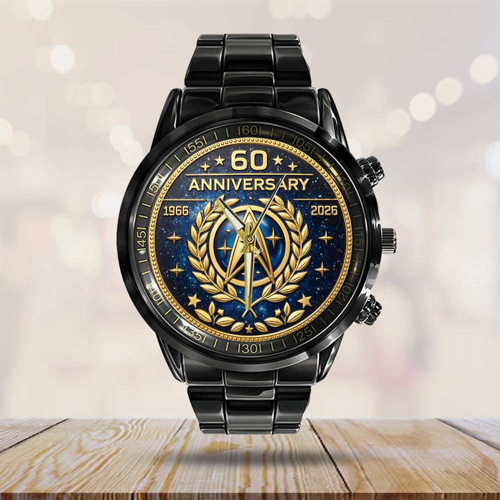 Star Trek 60th Anniversary 2026 Black Stainless Steel Watch - TMTHU4866