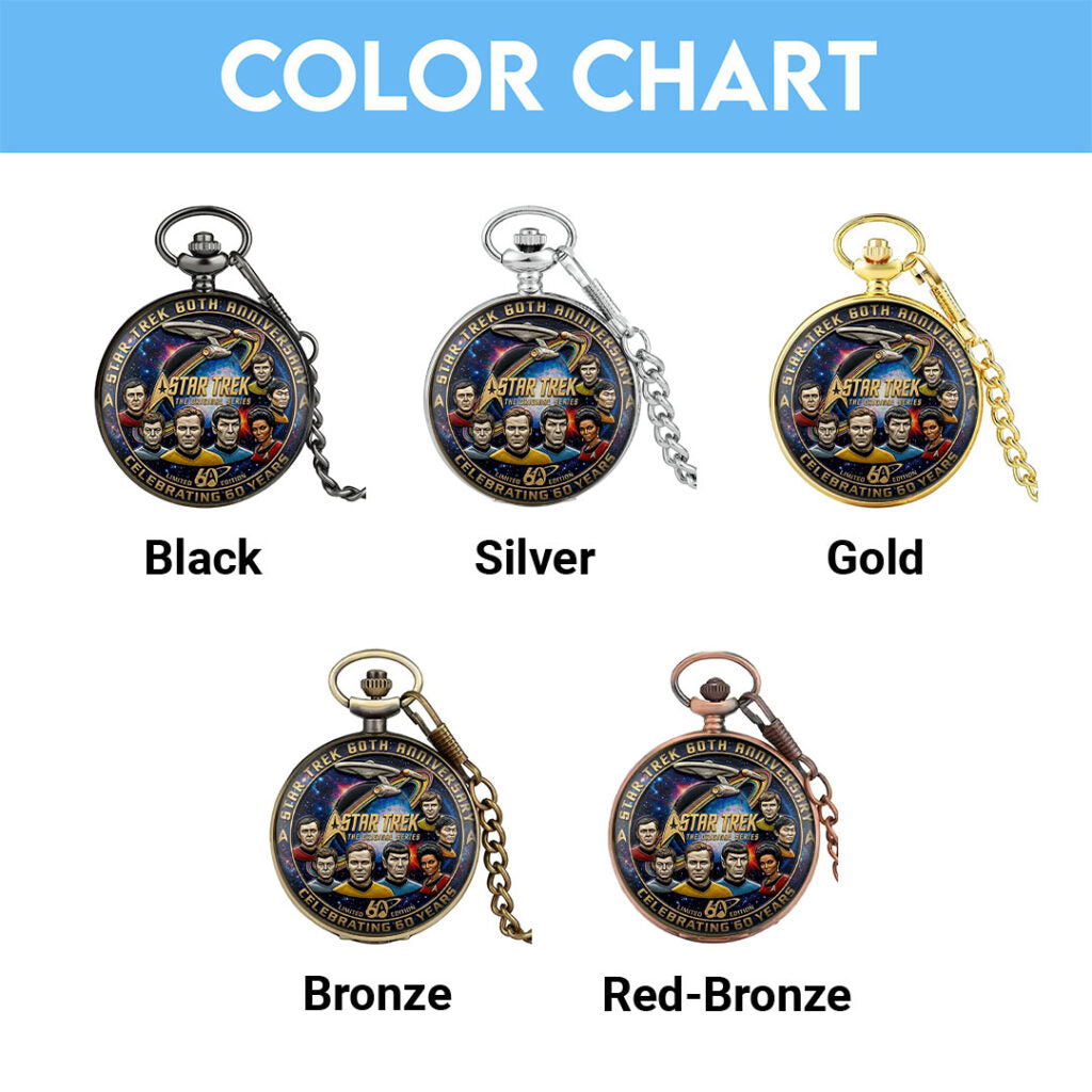 Star Trek 60th Anniversary 2026 Pocket Watch - TMTHU4646