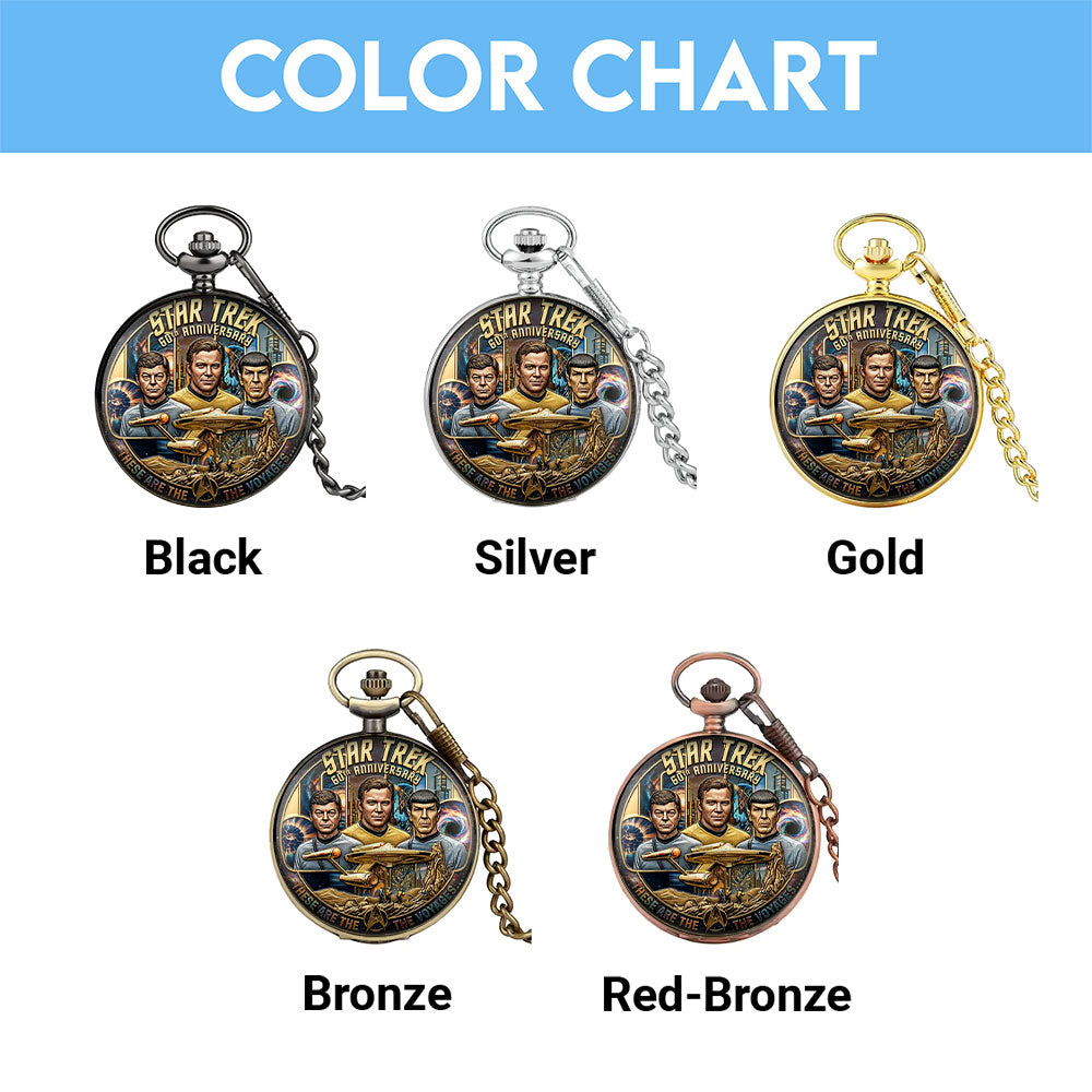 Star Trek 60th Anniversary 2026 Pocket Watch - TMTHU5596
