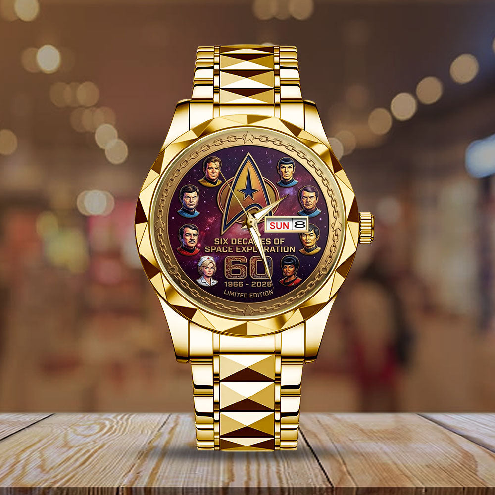 Star Trek 60th Anniversary Alloy Luxury Quartz Watch - TMTHU6023