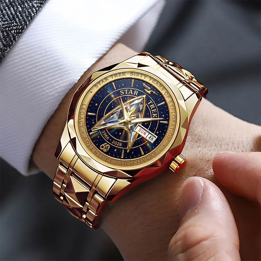 Star Trek 60th Anniversary Alloy Luxury Quartz Watch - TMTHU7445