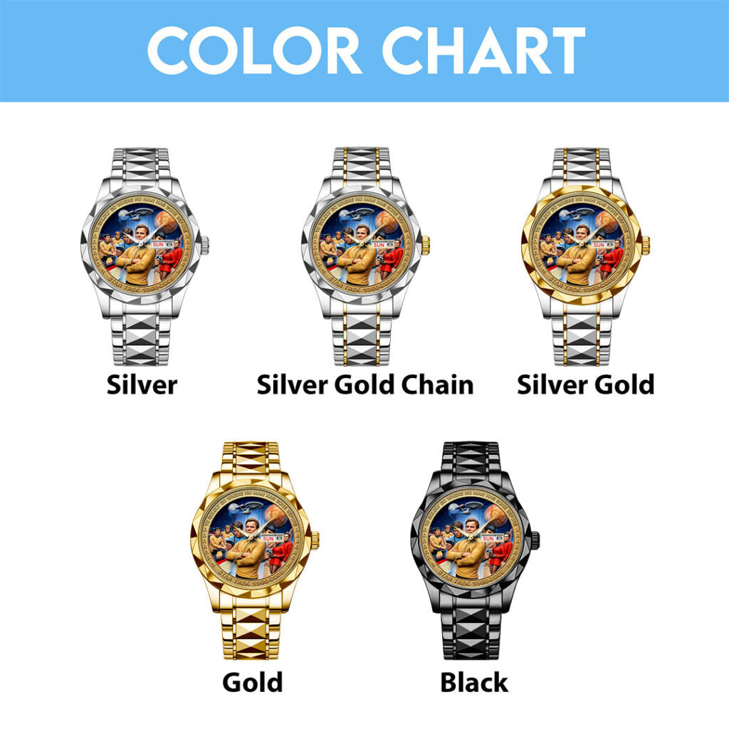 Star Trek 60th Anniversary Alloy Luxury Quartz Watch - HOATT17601