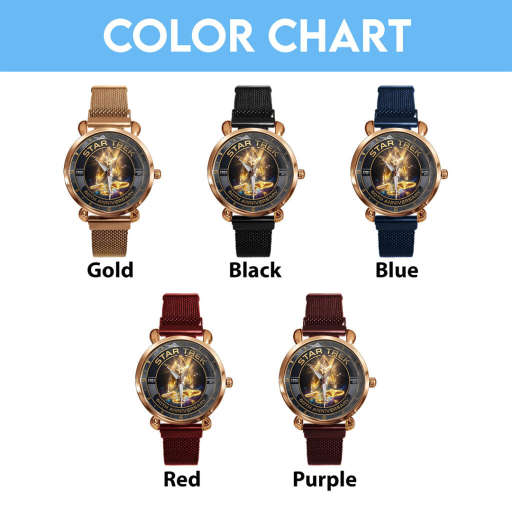 Star Trek 60th Anniversary Mesh Strap Quartz Watch - TMTHU7625