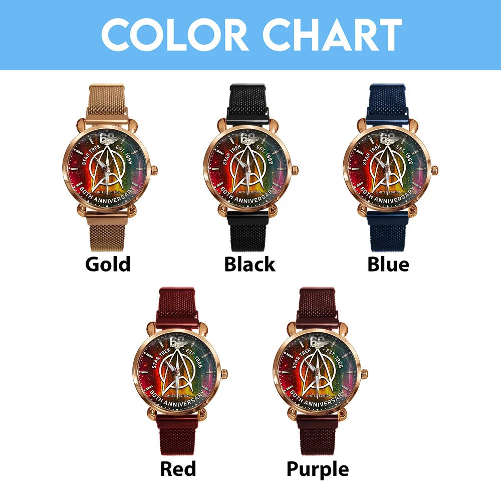 Star Trek 60th Anniversary Mesh Strap Quartz Watch - TMTHU8621