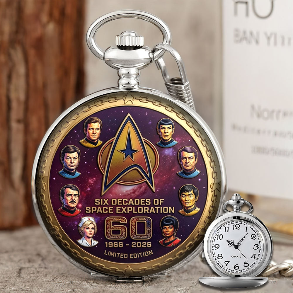 Star Trek 60th Anniversary Pocket Watch - TMTHU6025