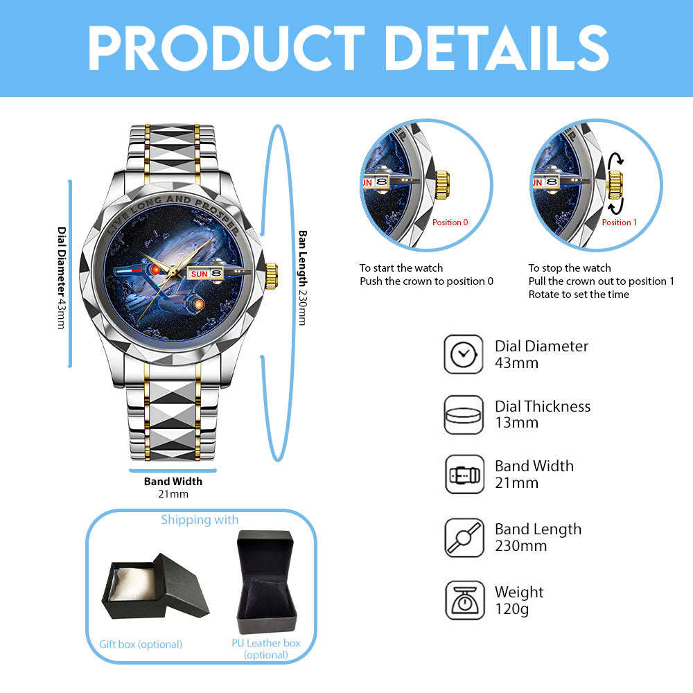 Star Trek Alloy Luxury Quartz Watch - TANTN15238