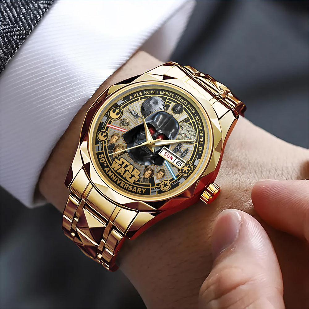 Star Wars 50th Anniversary 2027 Alloy Luxury Quartz Watch - TMTHU4757