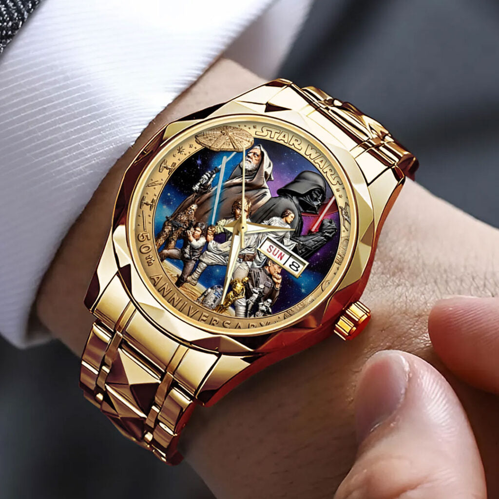 Star Wars 50th Anniversary Alloy Luxury Quartz Watch - TMTHU4647