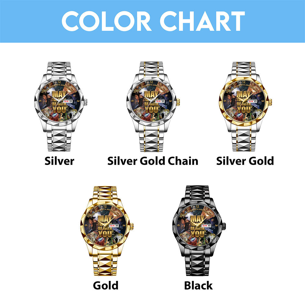 Star Wars 50th Anniversary Alloy Luxury Quartz Watch - TMTHU7201
