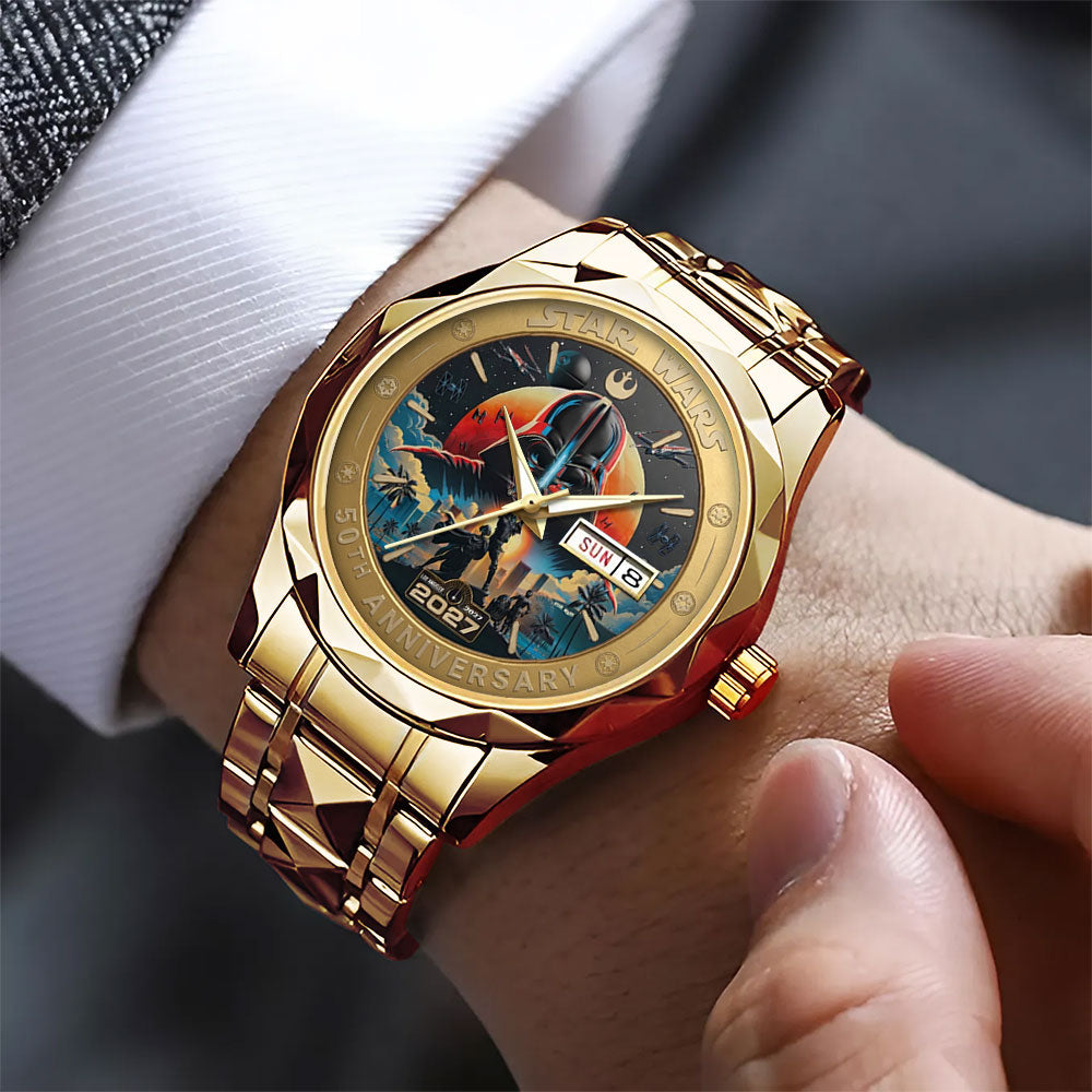 Star Wars 50th Anniversary Alloy Luxury Quartz Watch - TMTHU5676