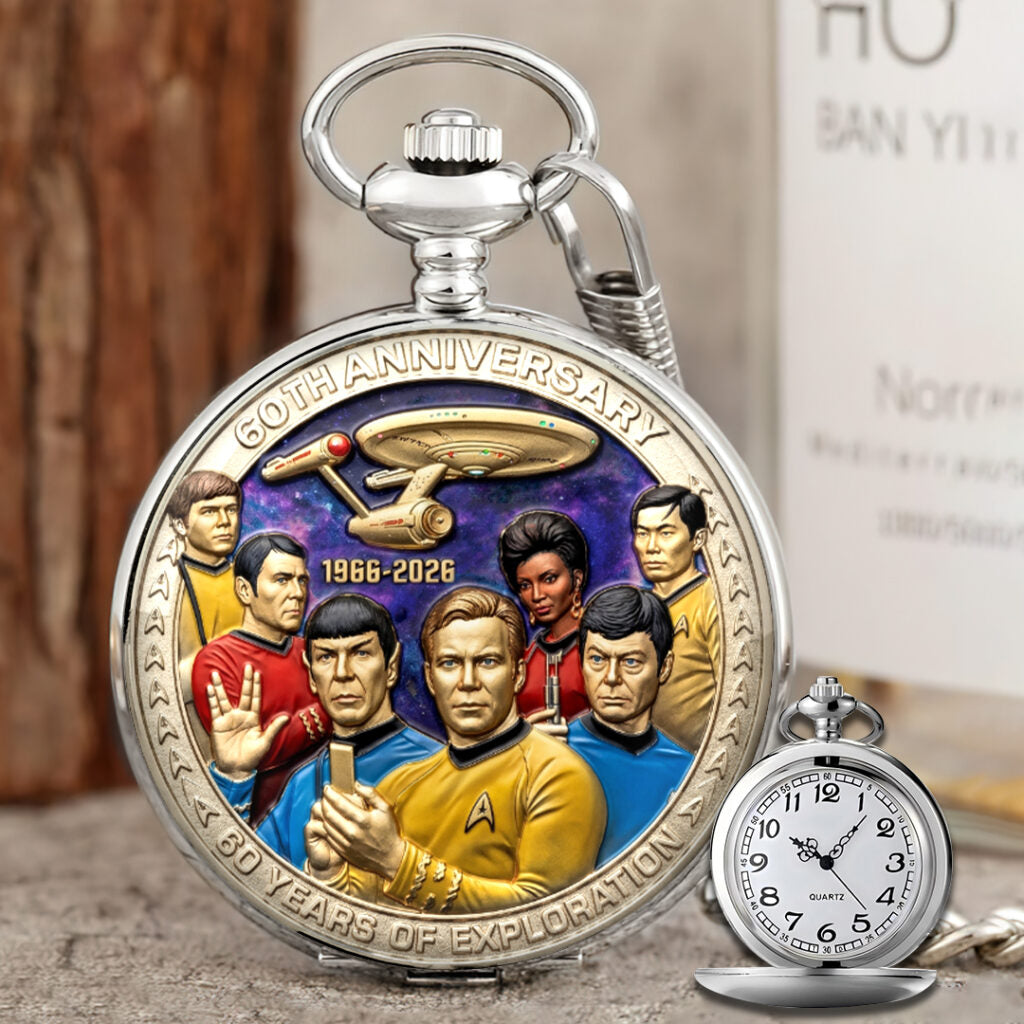 Star Trek 60th Anniversary Pocket Watch - HOATT17002