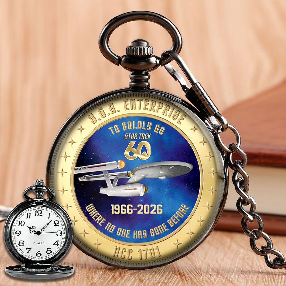 Star Trek 60th Anniversary Pocket Watch - MAITM15258