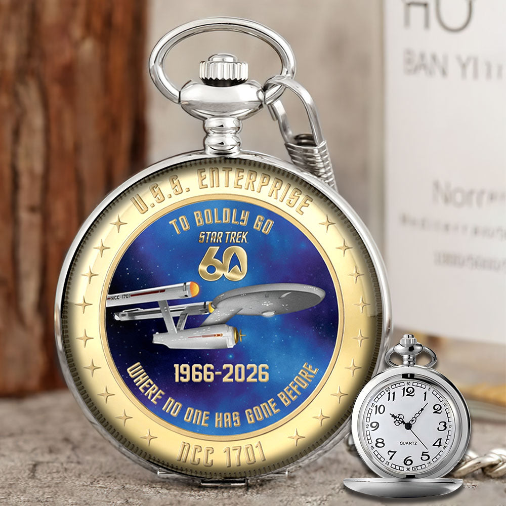 Star Trek 60th Anniversary Pocket Watch - MAITM15258