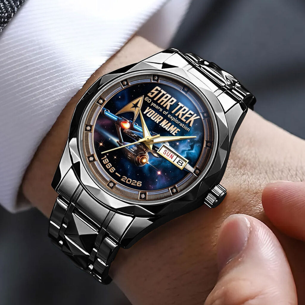 Personalized Star Trek 60th Anniversary Alloy Luxury Quartz Watch - VANDH5042