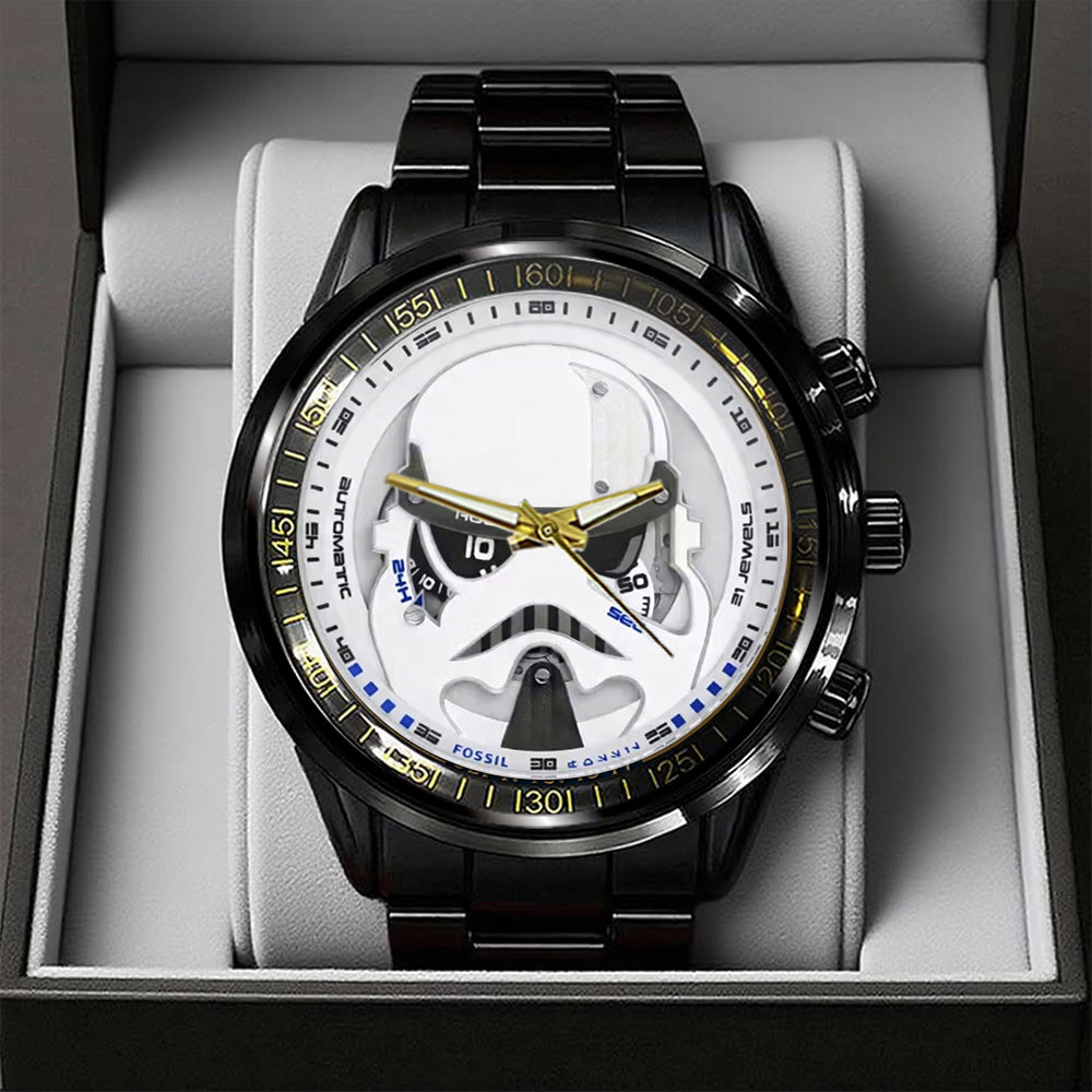 Star Wars Black Stainless Steel Watch - GNE5706