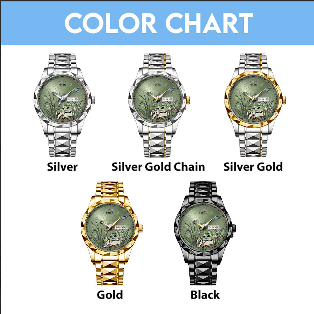 Star Wars: The Mandalorian and Grogu Alloy Luxury Quartz Watch - GNE6304