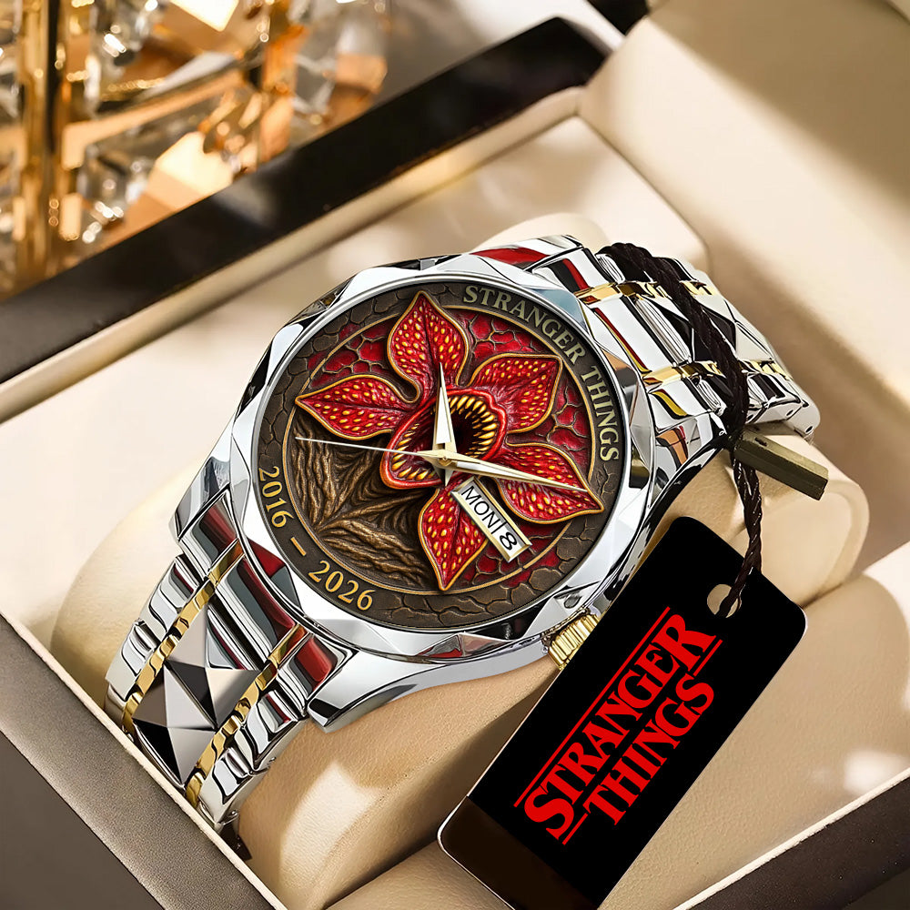 Stranger Things 10th Anniversary 2026 Alloy Luxury Quartz Watch - TANTN19293