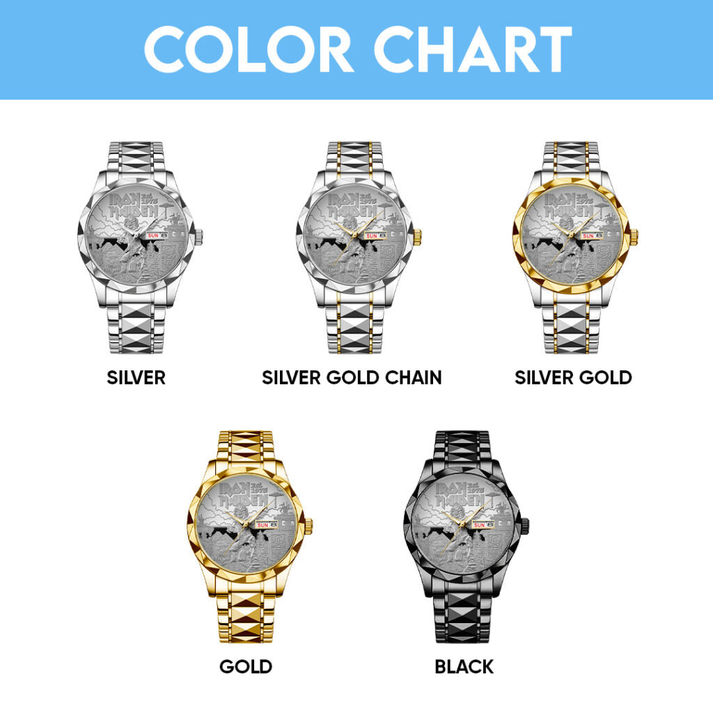 Iron Maiden Alloy Luxury Quartz Watch - TANTN 14335